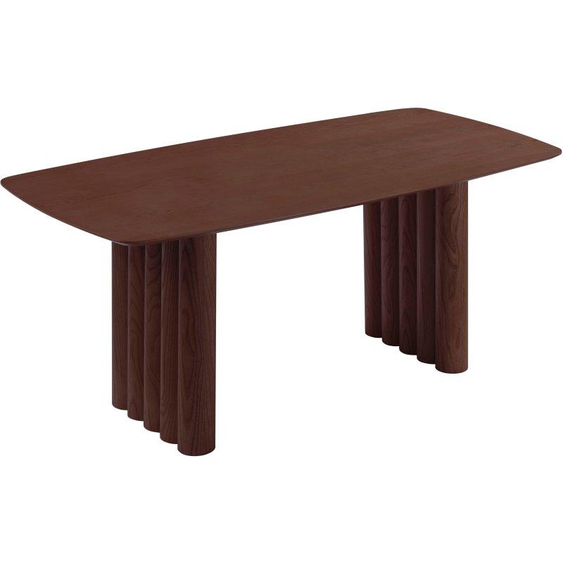 Kahverengi Dişbudak Kaplama Dikdörtgen Bohem Yemek Masası - 180x90 cm - 236874 Kahverengi Dişbudak Kaplama Dikdörtgen Bohem Yemek Masası - 180x90 cm - 236874