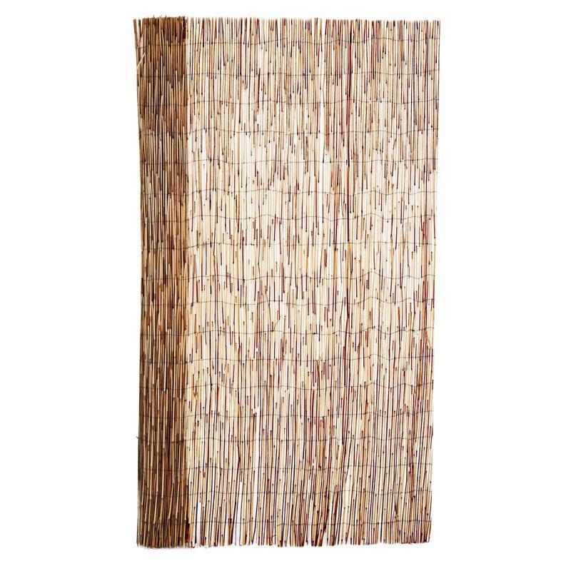 Kahverengi Kamış Rulo Dekoratif 2li Set Balkon Çiti - 183x488 cm - 174694