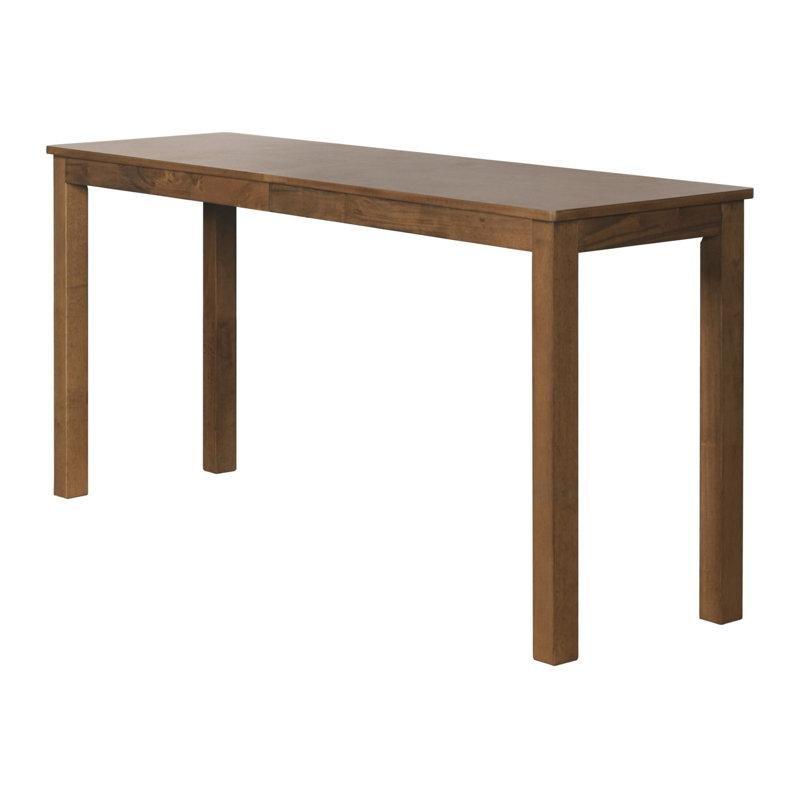 Kahverengi Masif Ahşap Ayaklı Vintage Çalışma Masası - 151x41 cm - 234141