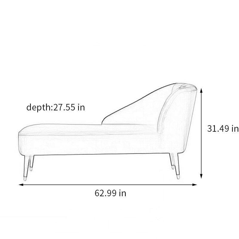Kahverengi Masif Ahşap Döşemeli Josephine Koltuk - 160 cm - 190194