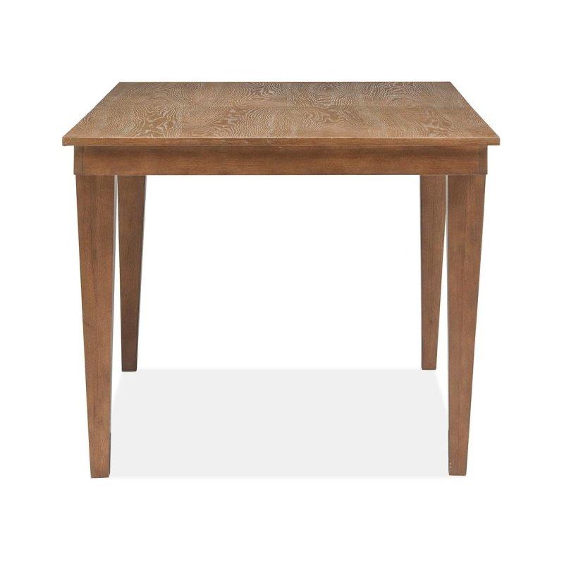 Kahverengi Masif Ahşap ve Meşe Kaplama Açılabilir Dikdörtgen Bohem Yemek Masası - 183x97 cm - 238215
