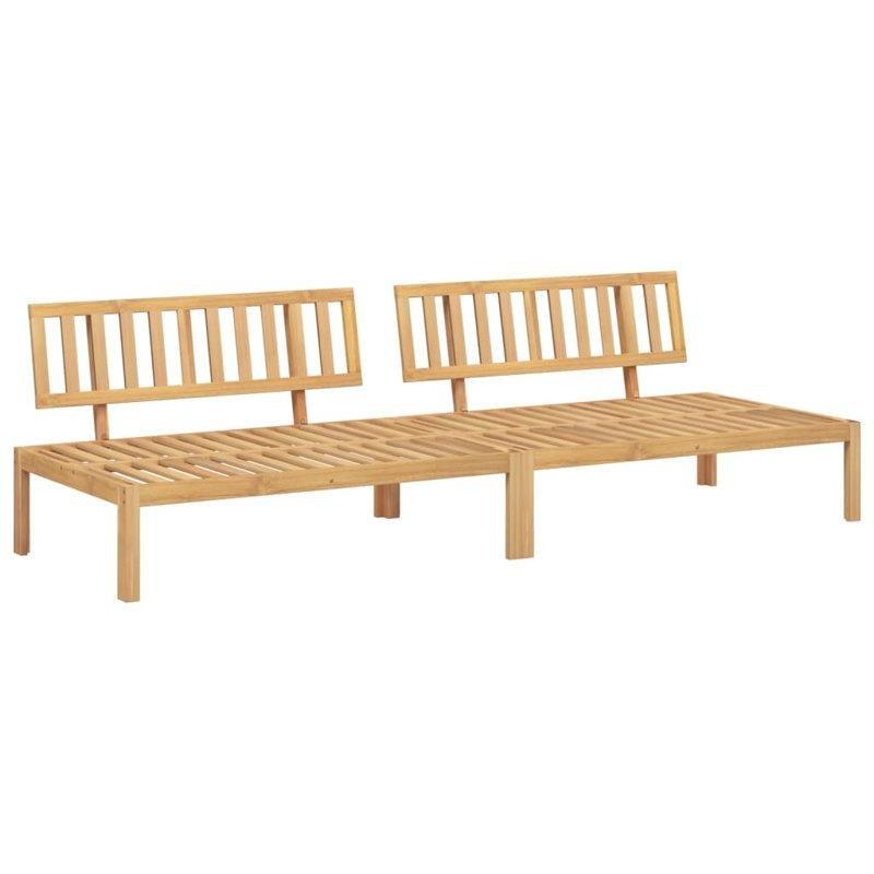 Kahverengi Masif Akasya Ahşap Modüler Palet Koltuk - 120 cm - 177676
