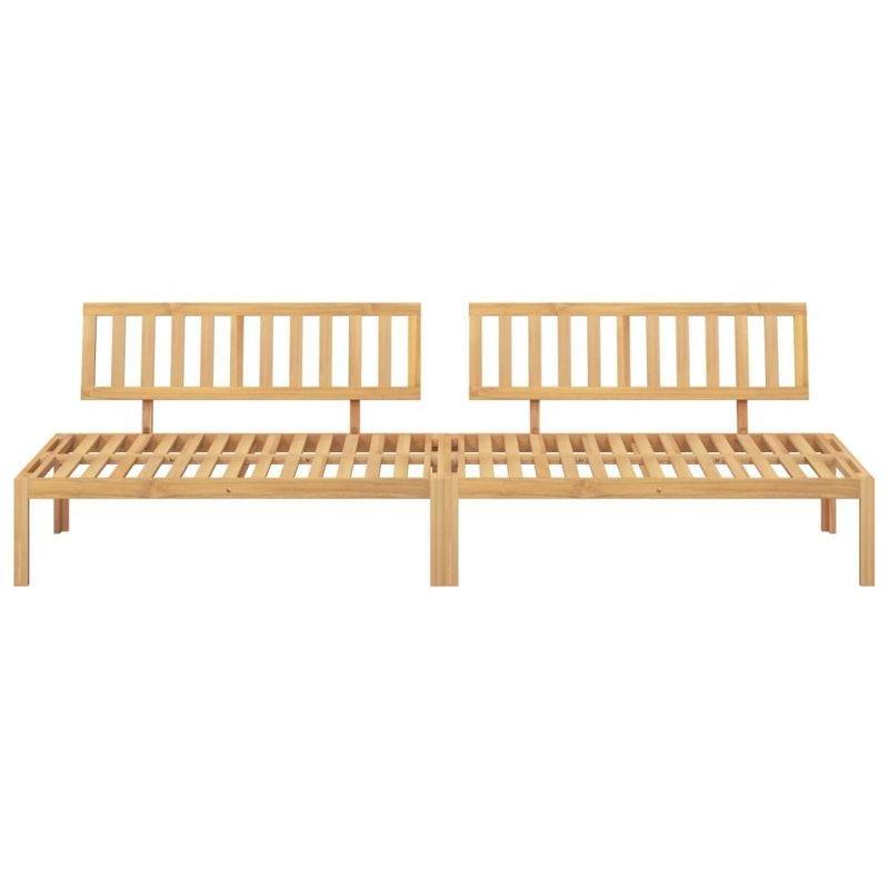 Kahverengi Masif Akasya Ahşap Modüler Palet Koltuk - 120 cm - 177676