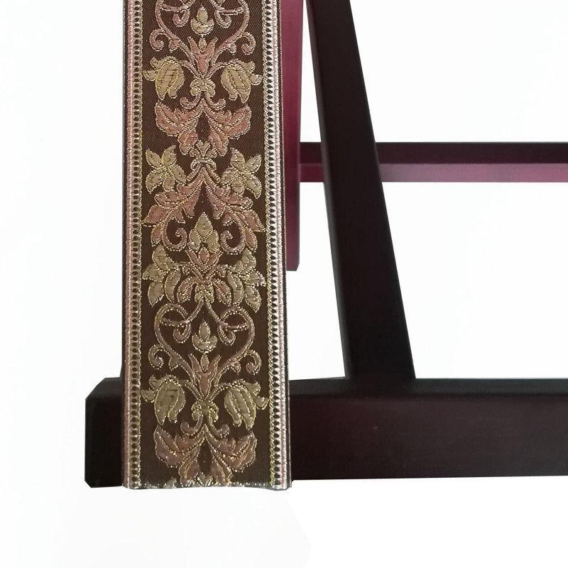 Kahverengi Masif Huş Katlanabilir Valiz Sehpası - 61 cm - 186855