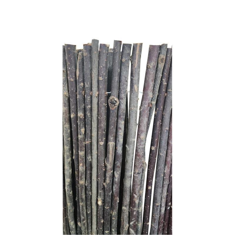 Kahverengi Masif Söğüt Ağacı Hava Koşullarına Dayanıklı Balkon Çiti - 244x183 cm - 174426