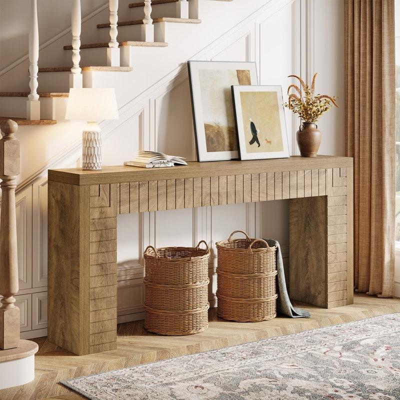 Kahverengi MDF Ekstra Uzun Koltuk Arkası Dresuar - 181 cm - 217440