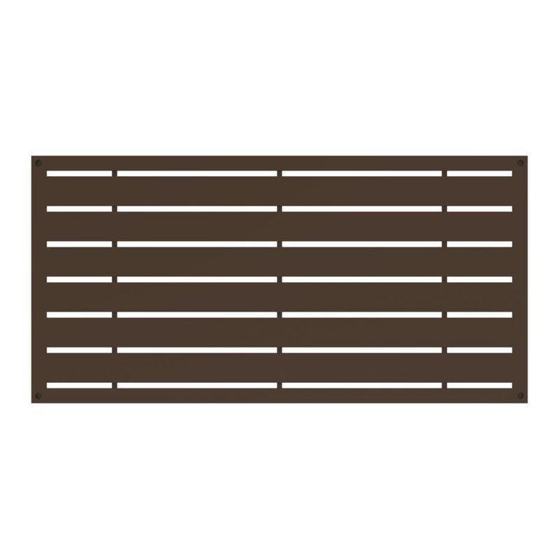 Kahverengi Plastik Boyanabilir Dekoratif Bahçe Paravanı - 61x122 cm - 172960