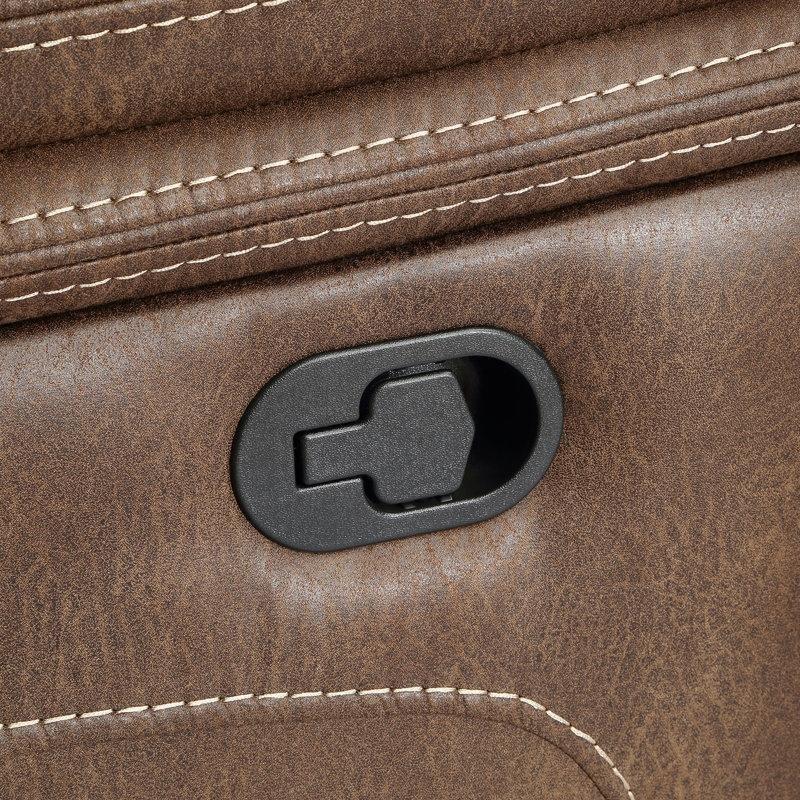 Kahverengi Polyester Kumaş Uzanma Fonksiyonlu USB Portlu Modüler Köşe Koltuk Takımı - 194725