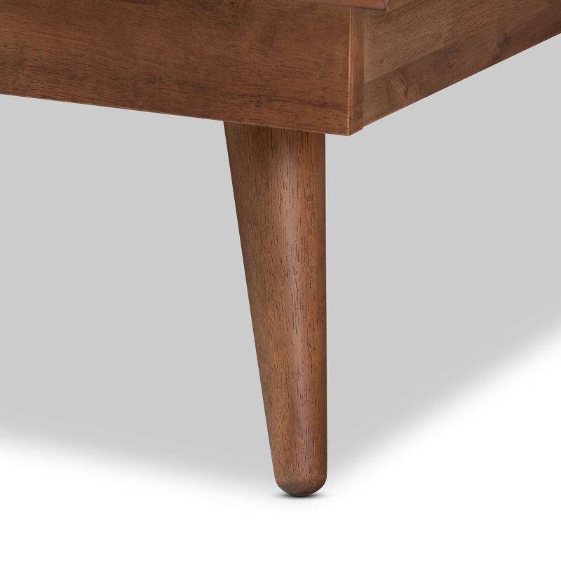 Kahverengi Rattan Detaylı Ahşap Bohem Karyola - 165x219 cm - 181883