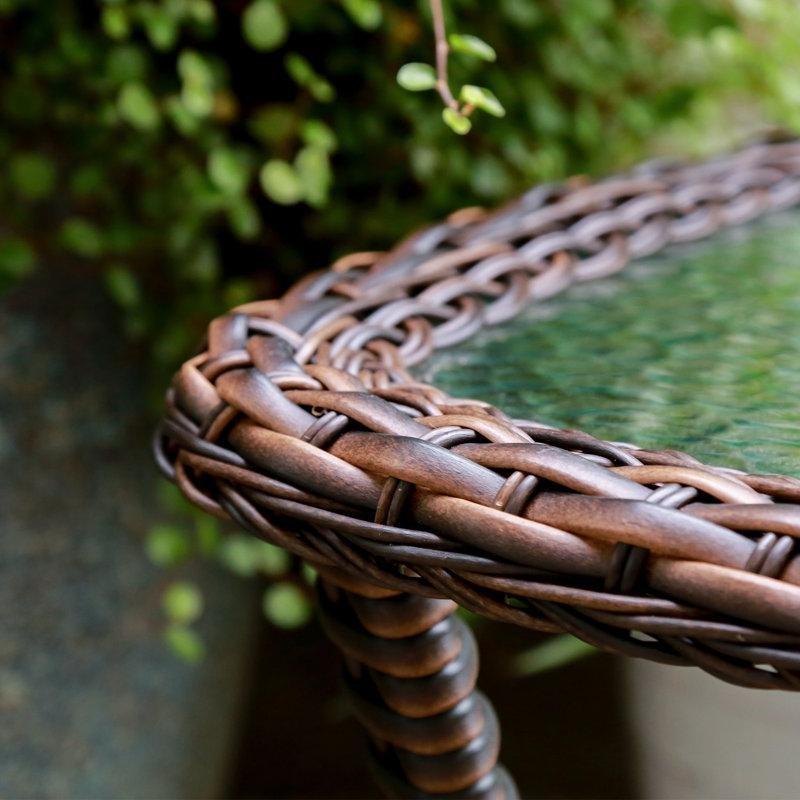 Kahverengi Rattan Sallanır 3 Parça 2 Kişilik Bahçe Takımı - 209433
