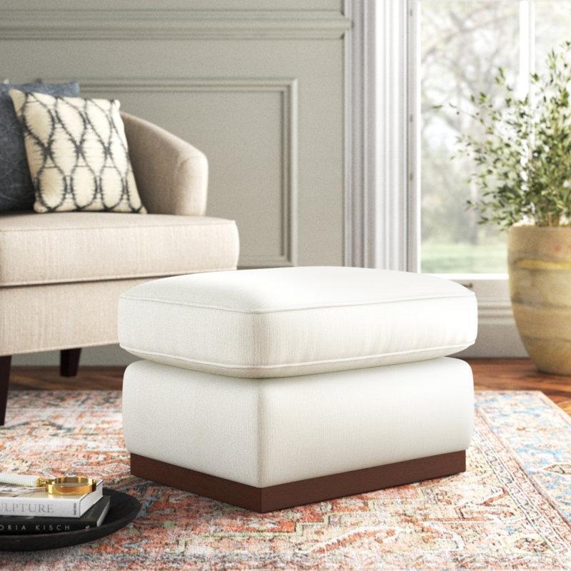 Keten Rengi Masif Ahşap Ayaklı Çıkarılabilir Minderli Üçlü Koltuk - 220 cm - 195839