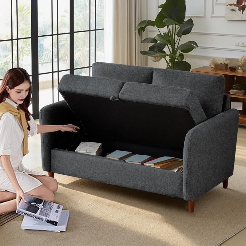 Keten Sandıklı İkili Koltuk - 144 cm - 208606