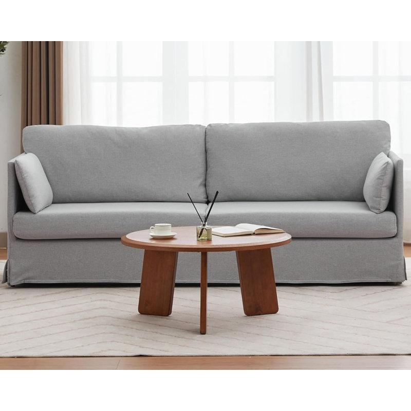 Keten Yatak Olabilen Dahili USB Portlu İkili Koltuk - 217 cm - 206101