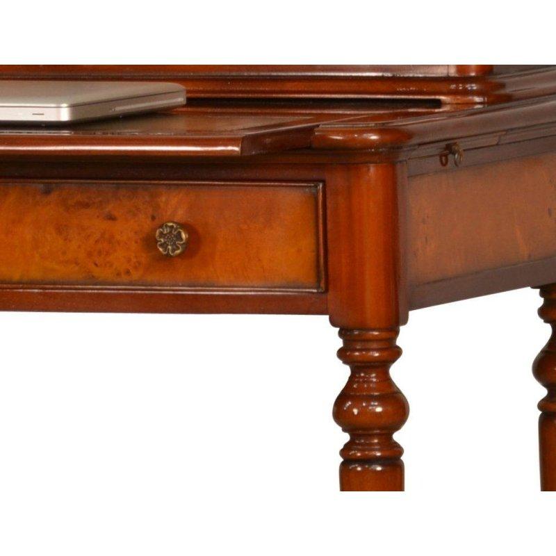 Kök Ahşap Sekreter Vintage Çalışma Masası - 235097