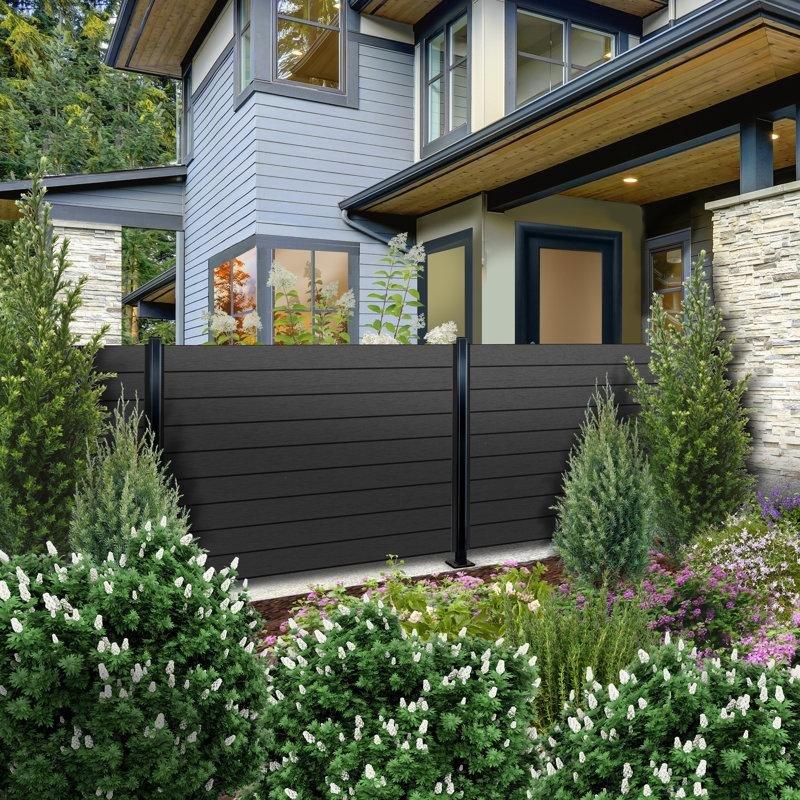 Kompozit Geçmeli UV Korumalı Bahçe Paravanı - 183 cm 4lü Set - 172862