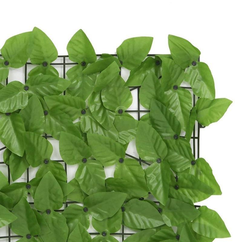 Koyu Yeşil UV Dayanımlı Çift Taraflı Yapraklı Balkon Çiti - 75x600 cm - 174531
