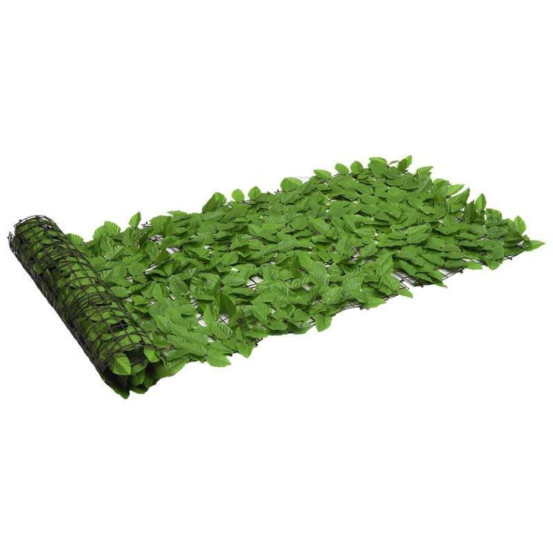 Koyu Yeşil UV Dayanımlı Çift Taraflı Yapraklı Balkon Çiti - 75x600 cm - 174531