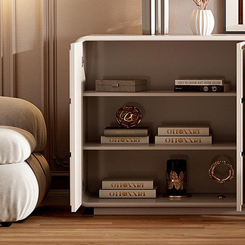 Krem Ahşap Kapaklı 15 Çift Kapasiteli Ayakkabılık - 100x40x90 cm - 227144