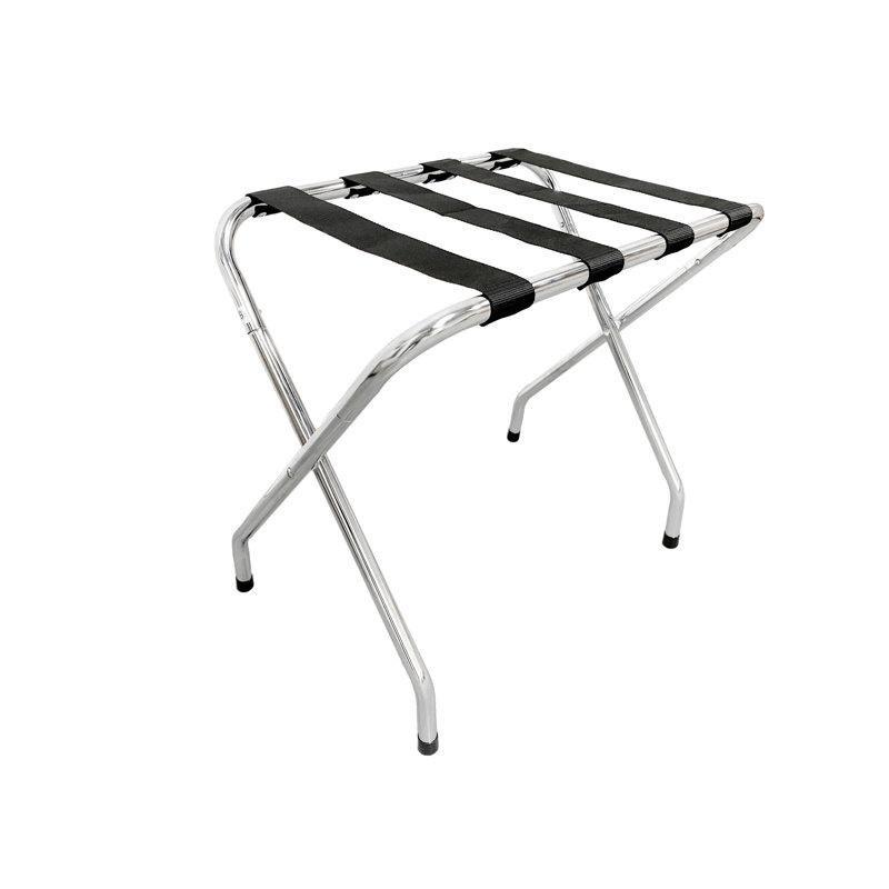 Krom Metal Katlanabilir Valiz Sehpası - 186885