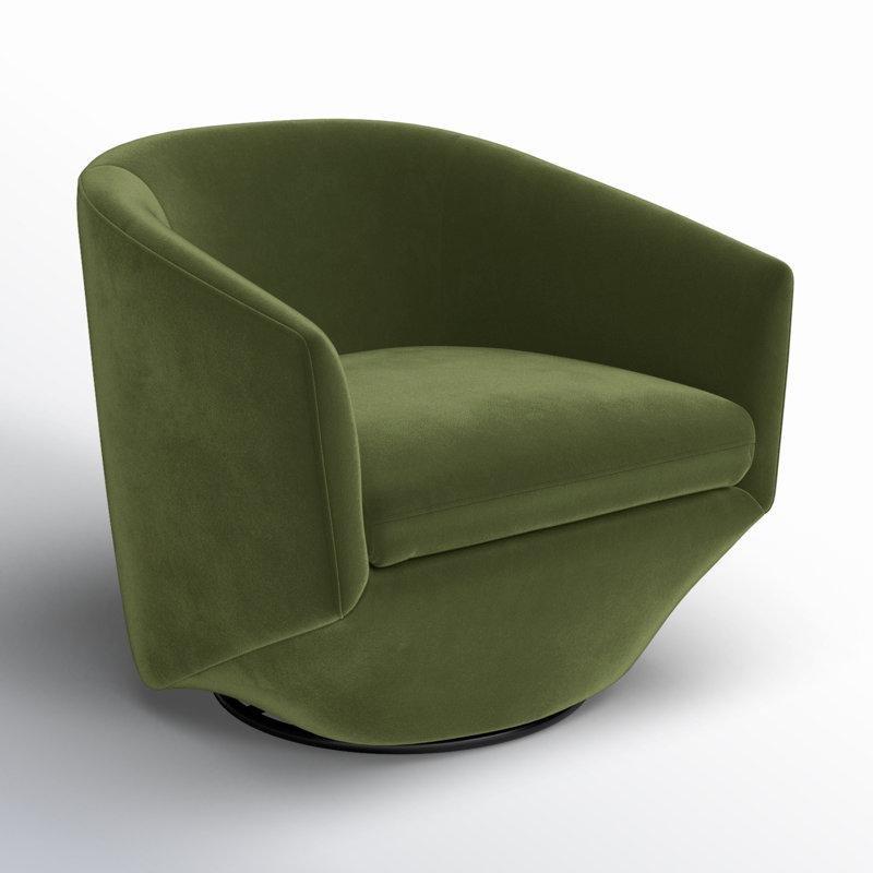 Kumaş Metal Tabanlı Döner Berjer Tekli Koltuk - 78x78 cm - 204840