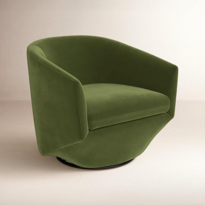 Kumaş Metal Tabanlı Döner Berjer Tekli Koltuk - 78x78 cm - 204840