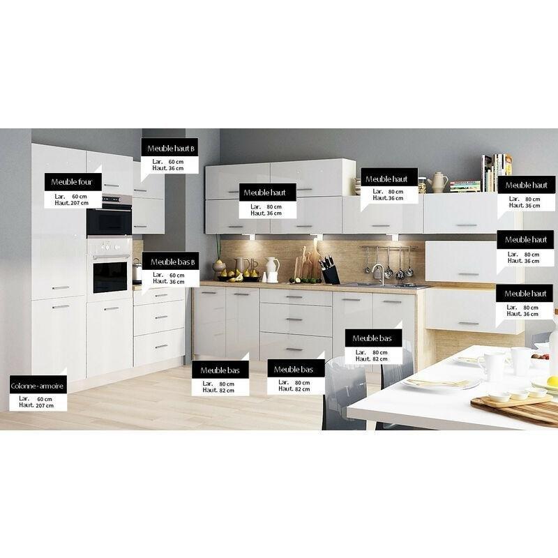 Lake MDF Kapaklı Soft Close Blum Menteşeli Mutfak Modeli - 500 cm - 185871