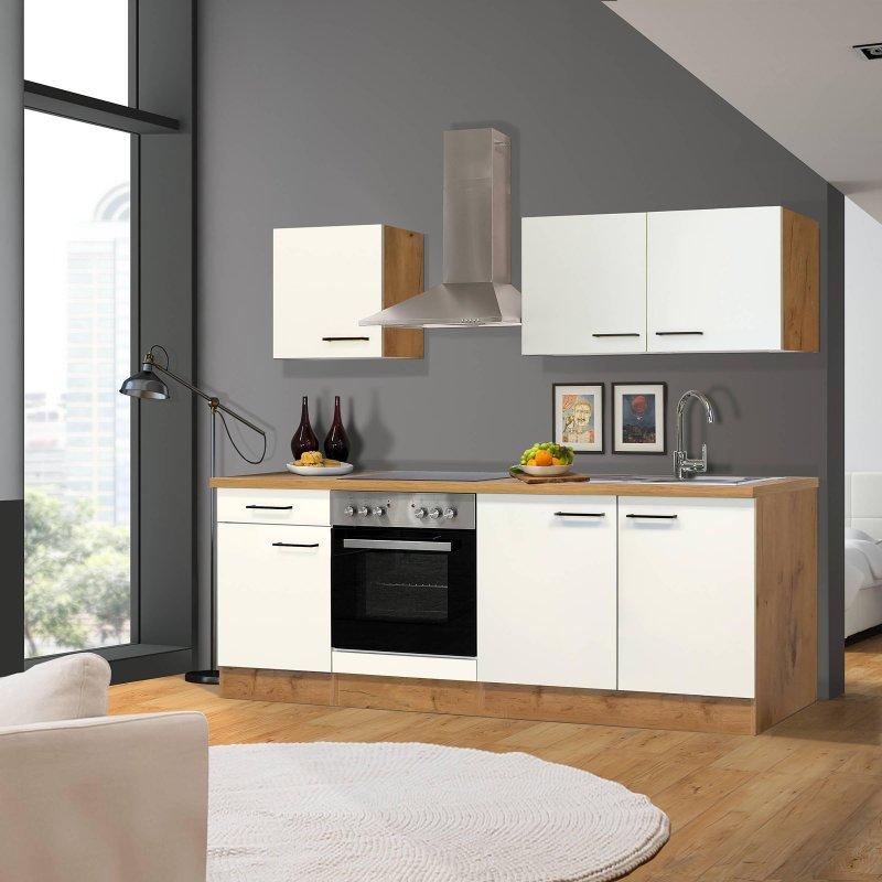 Manolya Beyazı Suntalam Ankastre Cihazlı ve Evyeli Mutfak - 210 cm - 185717