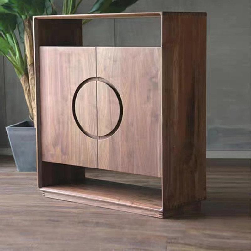 Masif Ahşap 2 Kapaklı Montaj Gerektirmeyen Ayakkabılık - 90x39x111 cm - 228215