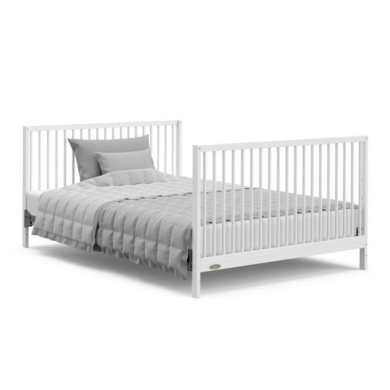 Masif Ahşap 5i 1 Arada Büyüyen Çekmeceli Alt Değiştirme Üniteli Bebek Odası Takımı - 137x75 cm - 180851