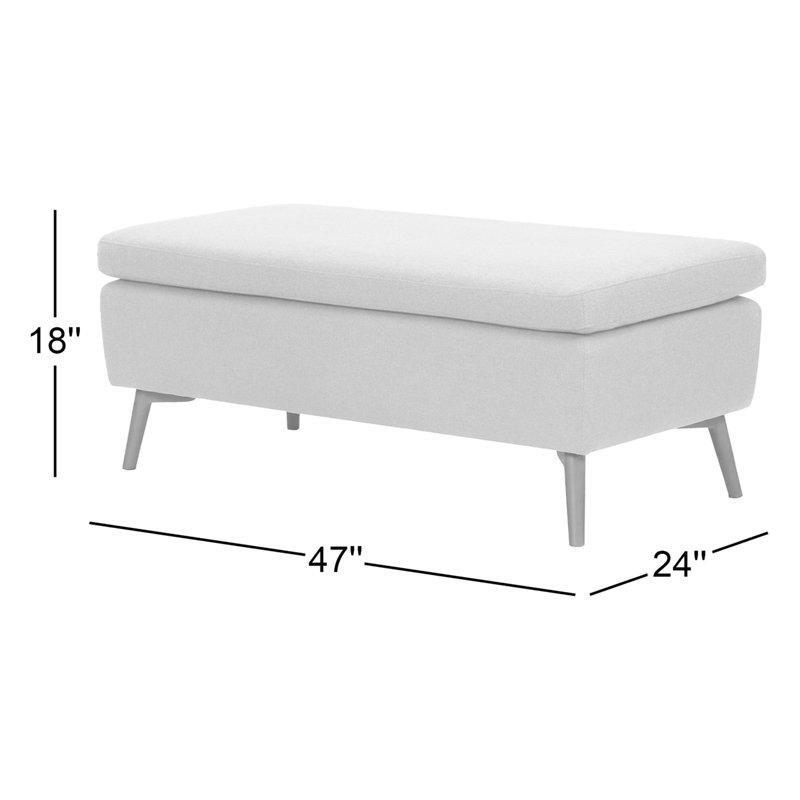 Masif Ahşap Konik Ayaklı Suya ve Lekeye Dayanıklı Orta Sehpa Puf - 120 cm - 165031