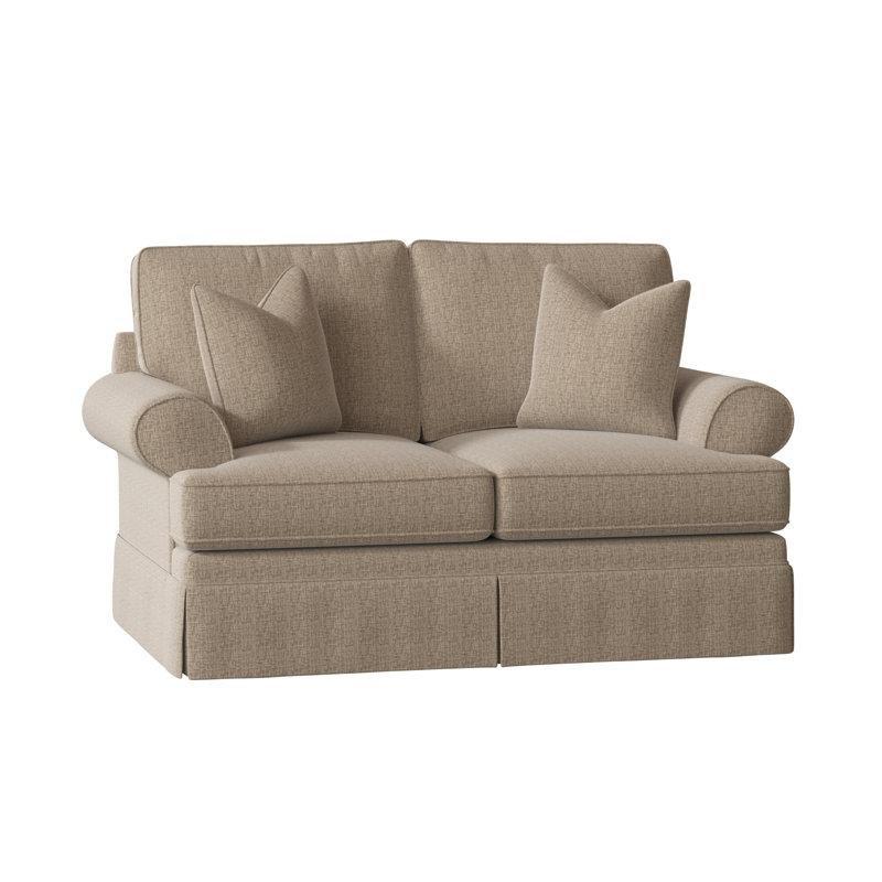 Masif Ahşap Pileli Etekli İkili Koltuk - 173x110x79 cm - 206567