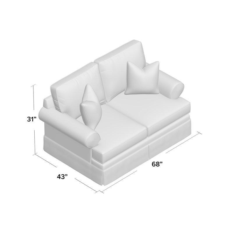 Masif Ahşap Pileli Etekli İkili Koltuk - 173x110x79 cm - 206567