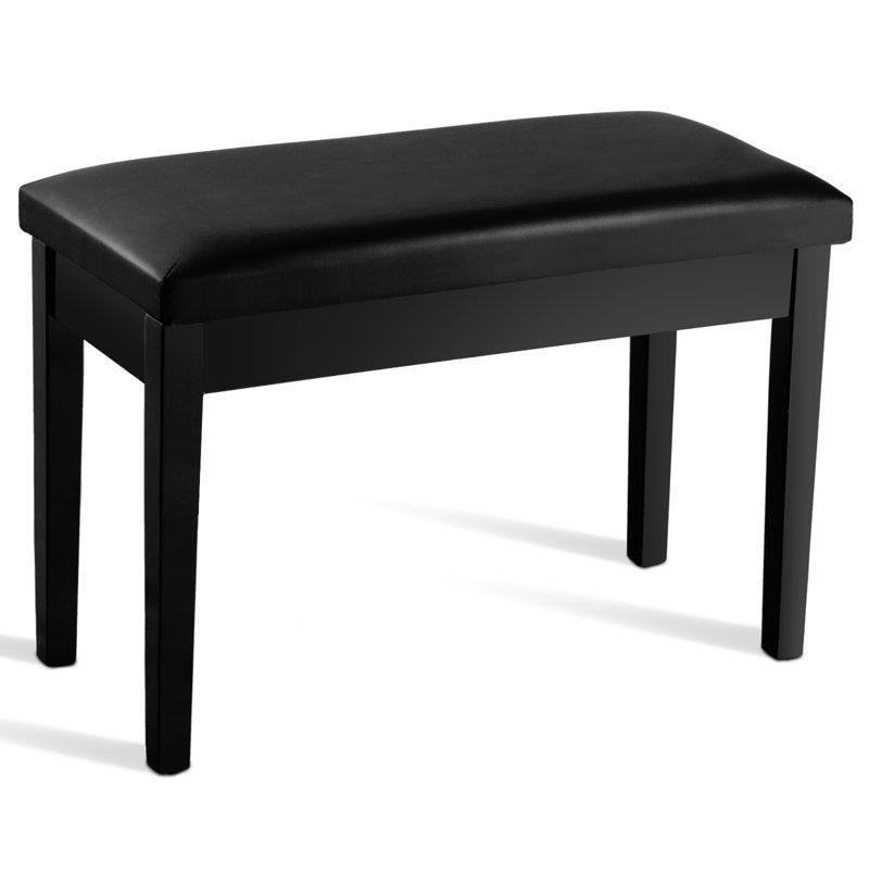 Masif Ahşap Suni Deri Döşemeli Sandıklı Zımba Detaylı Bench Modelleri - 75x36 cm - 164371