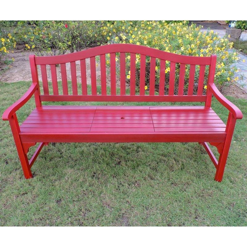 Masif Akasya Açılır Masalı 3 Kişilik Bahçe Bankı - 150 cm - 172146
