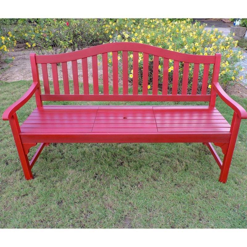 Masif Akasya Açılır Masalı 3 Kişilik Bahçe Bankı - 150 cm - 172146