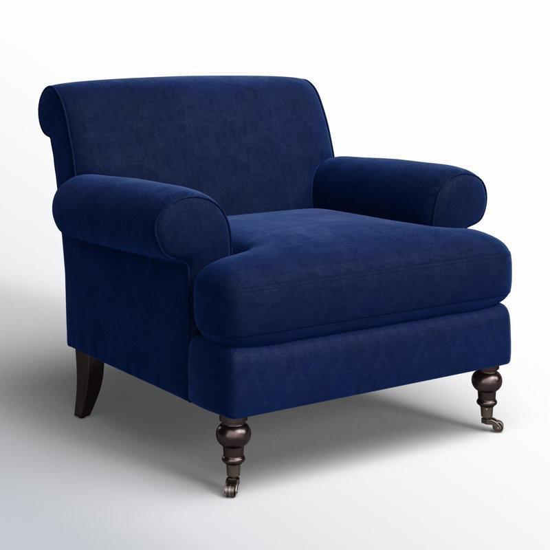 Masif Çam Ağacı Gömme Kollu Çıkarılabilir Kılıflı Tekli Koltuk - 97x94 cm - 204539