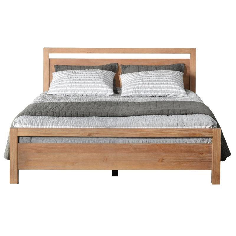 Masif Çam Ağacı Panelli Bohem Platform Karyola - 162x216 cm - 181418
