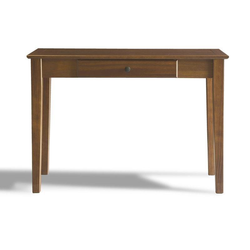 Masif Çam Ağacı Tek Çekmeceli Vintage Çalışma Masası - 112x51 cm - 234403