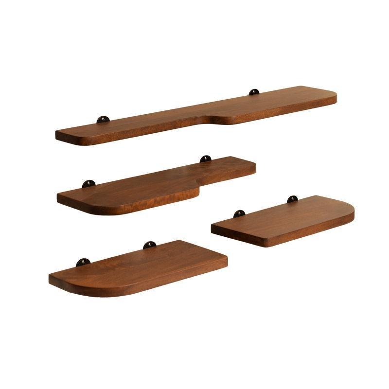 Masif Mango Ağacı 4lü Set Uçan Duvar Rafı - 92 cm - 180370