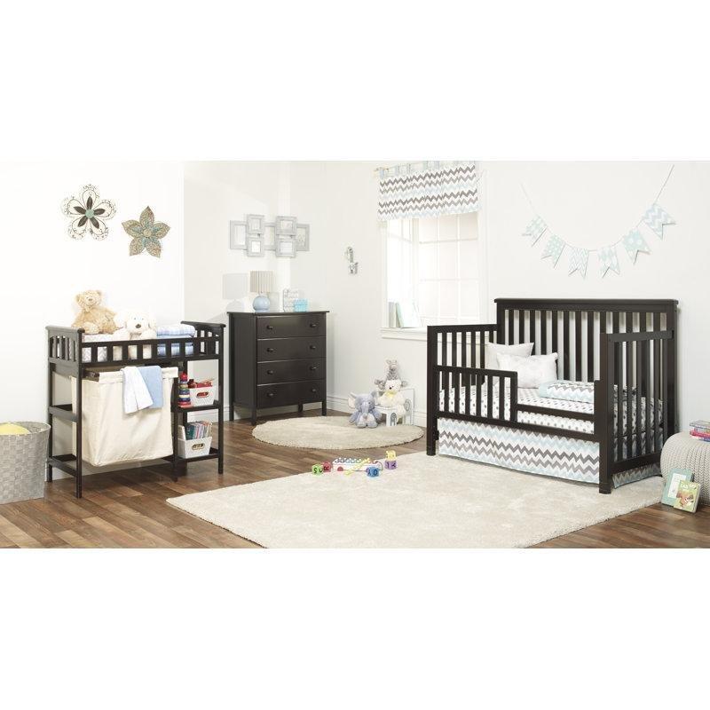 Masif ve MDF Ahşap Dönüştürülebilir 3 Parça Bebek Odası Takımı - 181257