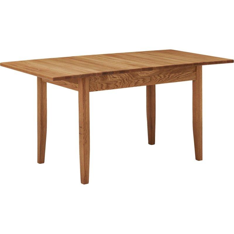 Masif Yabani Meşe Açılabilir Bohem Yemek Masası - 120-160x75 cm - 236371