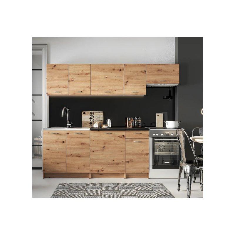 Mat Gri 7 Parçalı Komple Mutfak Modeli - 180240 cm - 186577