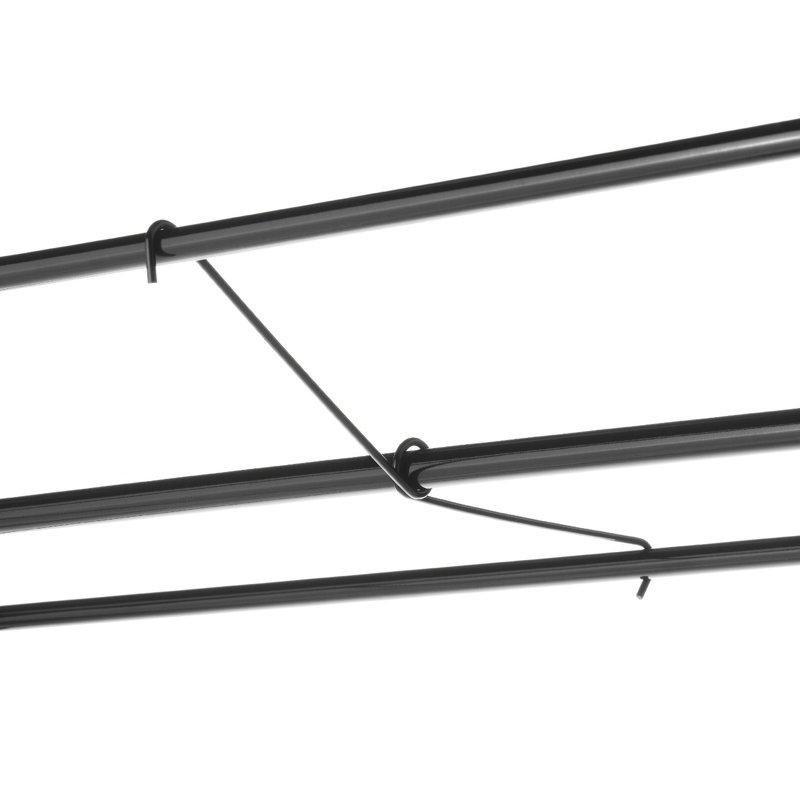 Mavi Metal Fermuarlı Pencereli Portatif Bez Dolap - 91x51x163 cm - 182813