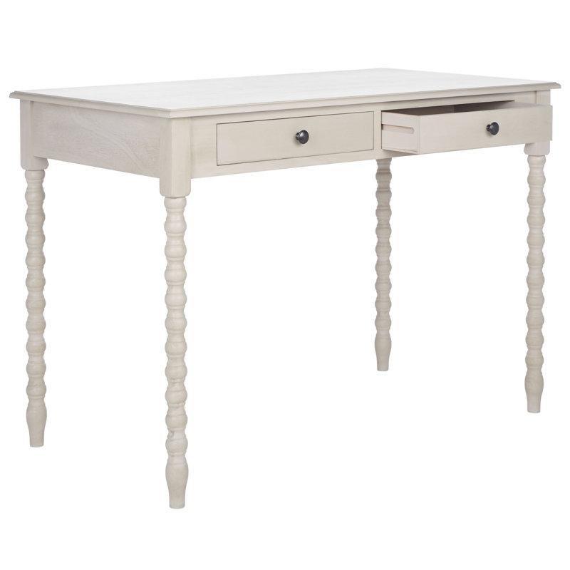 MDF 2 Çekmeceli Tornalı Ayaklı Vintage Çalışma Masası - 107 cm - 234356