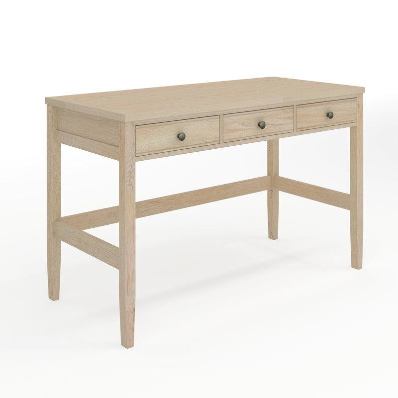 MDF 3 Çekmeceli Konik Ayaklı Vintage Çalışma Masası - 121x56 cm - 234876
