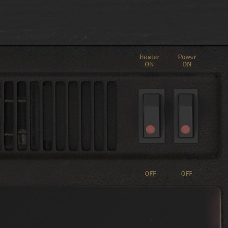 MDF Raflı Şömineli TV Ünitesi - 69x74 cm - 221434
