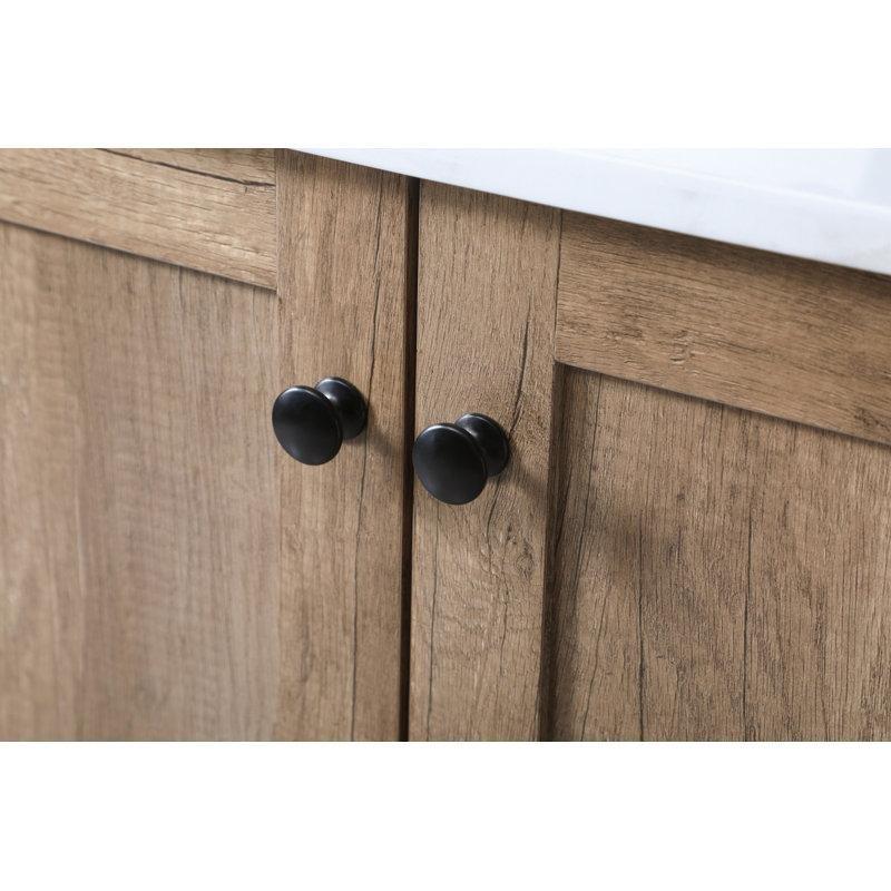 Mermer Kompozit Tezgahlı MDF 7 Çekmeceli Yavaş Kapanır Banyo Lavabo Dolabı - 138 cm - 198907