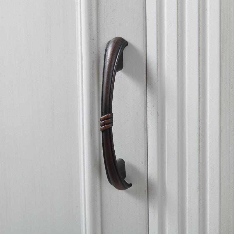 Mermer Tezgahlı Beyaz Masif Ahşap Çift Lavabolu Banyo Lavabo Dolabı - 183 cm - 200168