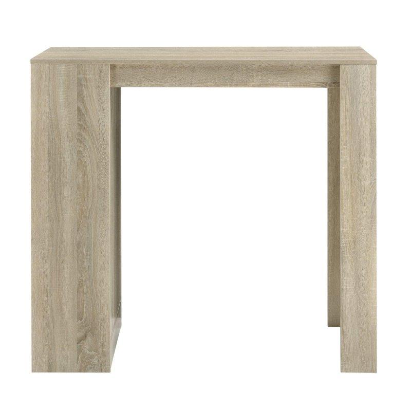 Meşe Rengi Yonga Levha 3 Raflı Bar Masası - 110x50x103 cm - 232631