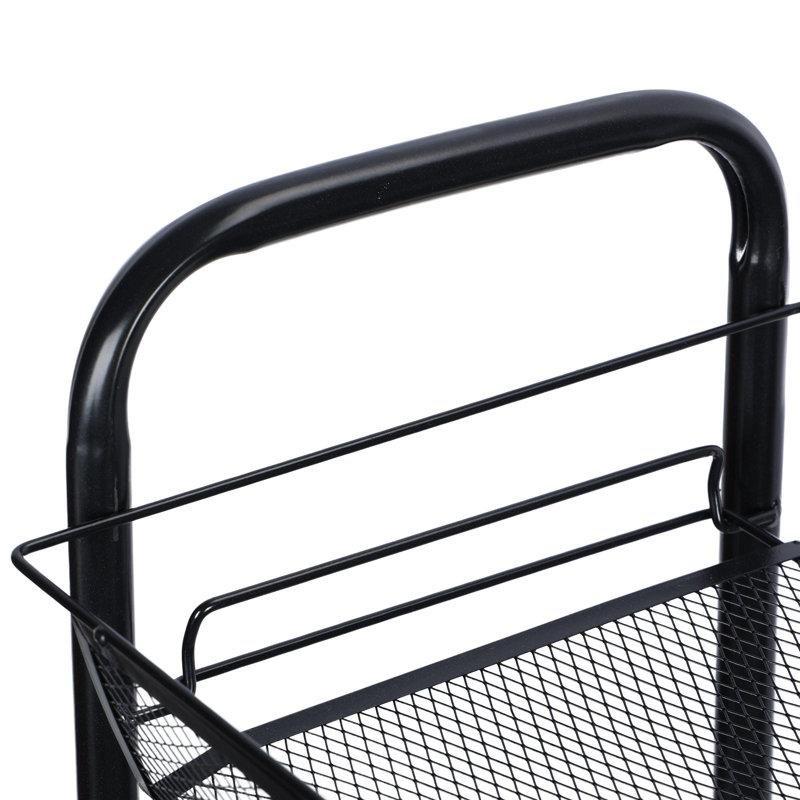 Metal 5 Katlı Tekerlekli İstiflenebilir Sebzelik - 44x27x105 cm - 177809